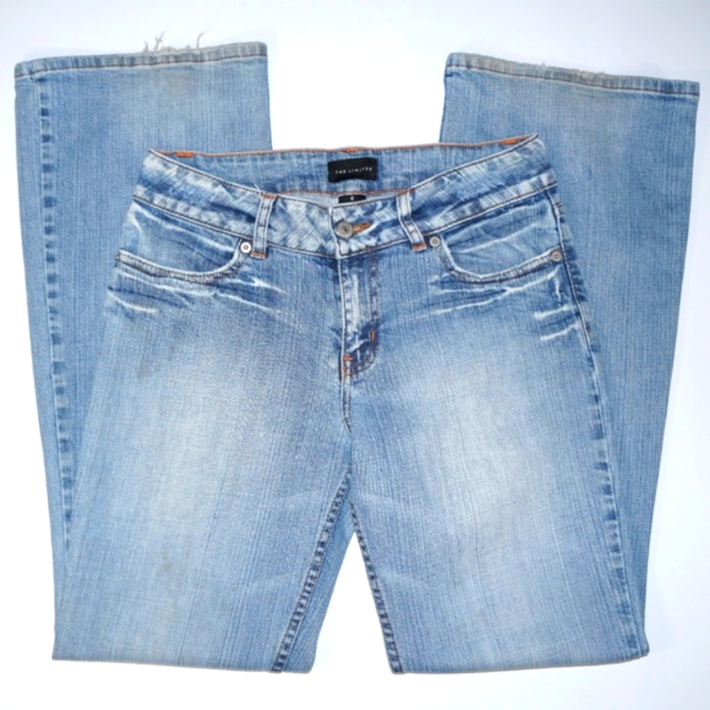 THE LIMITED Vintage Distressed Flare Leg size 6